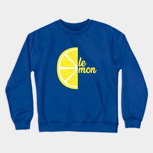 Lemon Crewneck Sweatshirt by karacayart